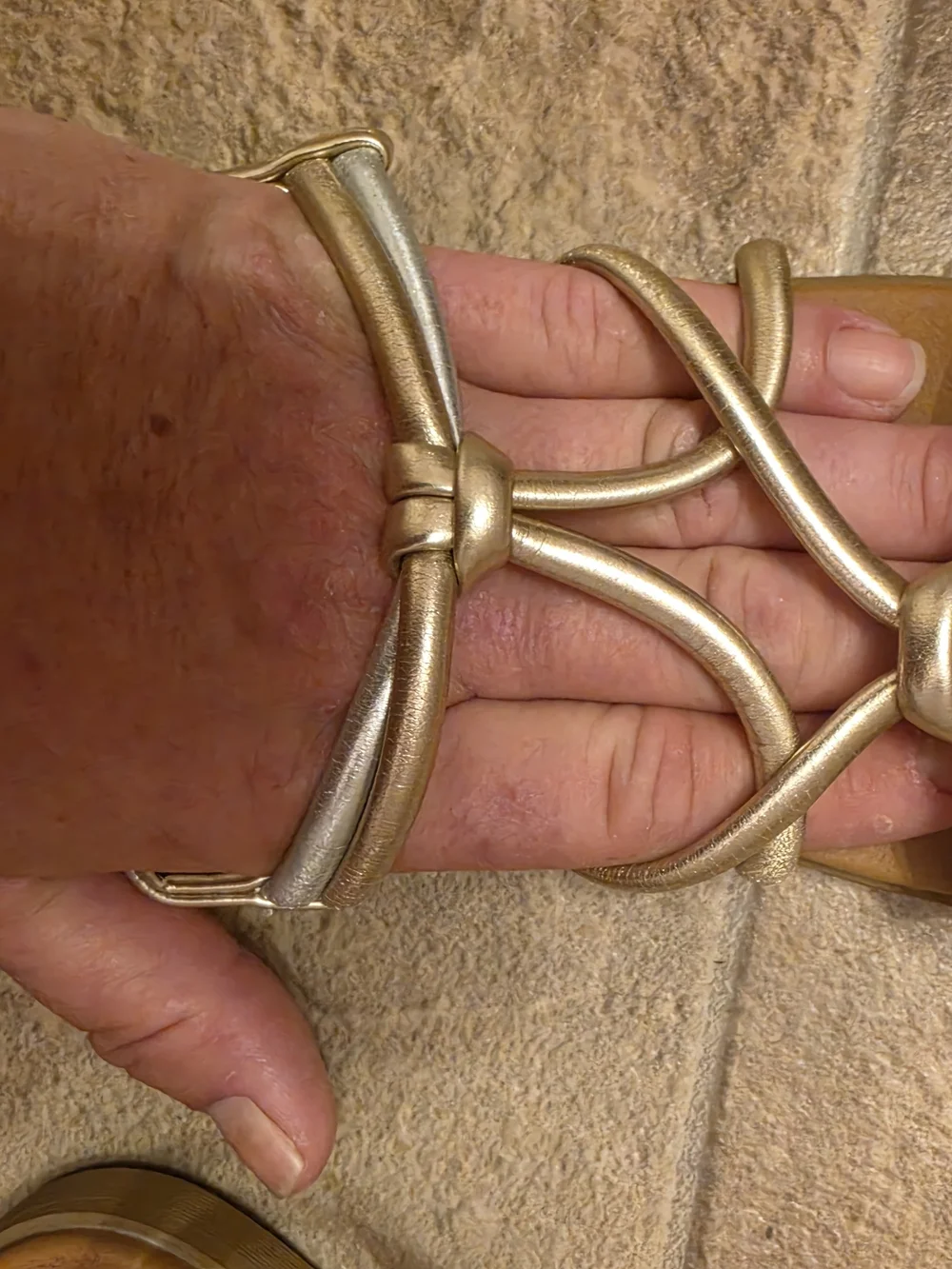 Limelight metallic gold